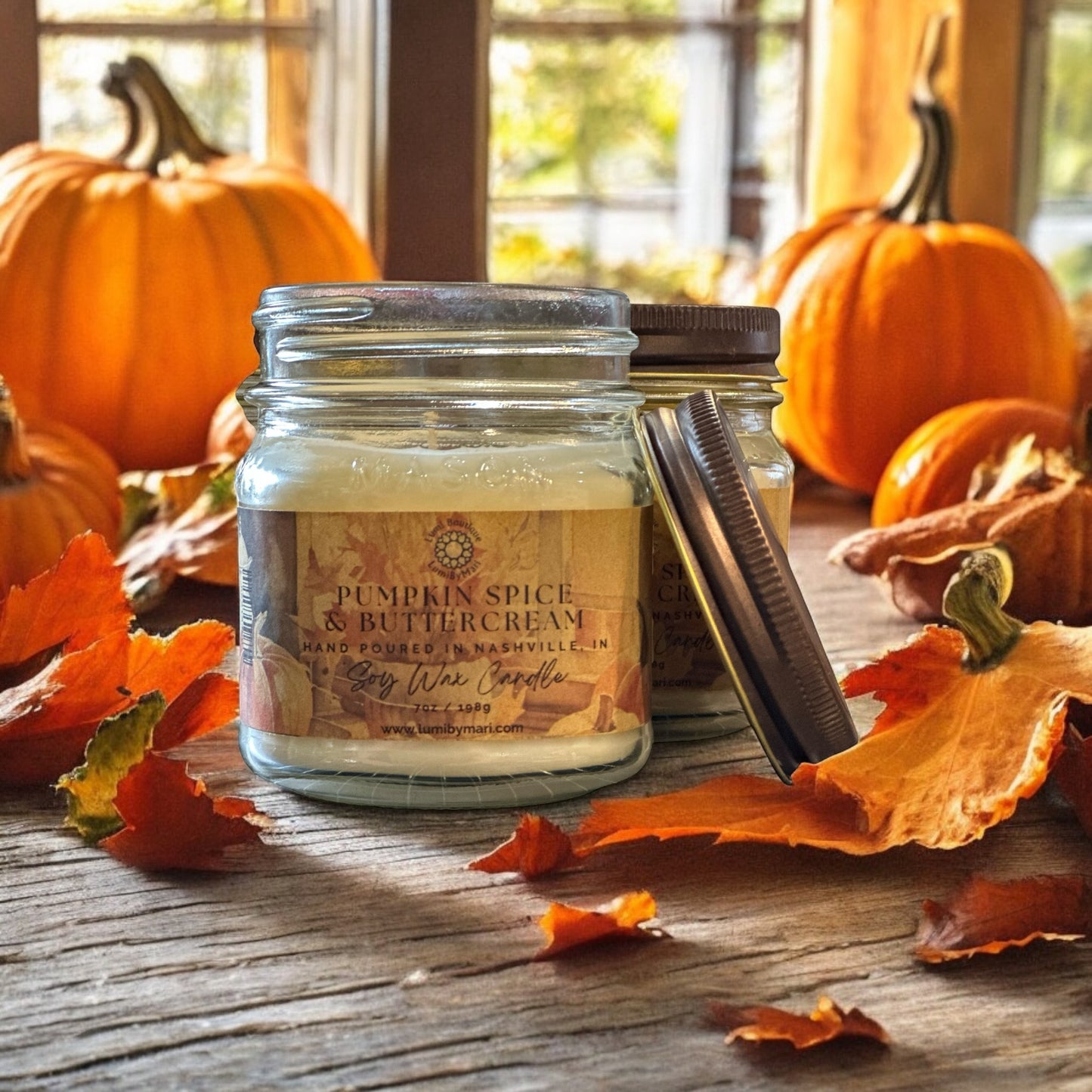 Cottage Mason Jar Soy Candle