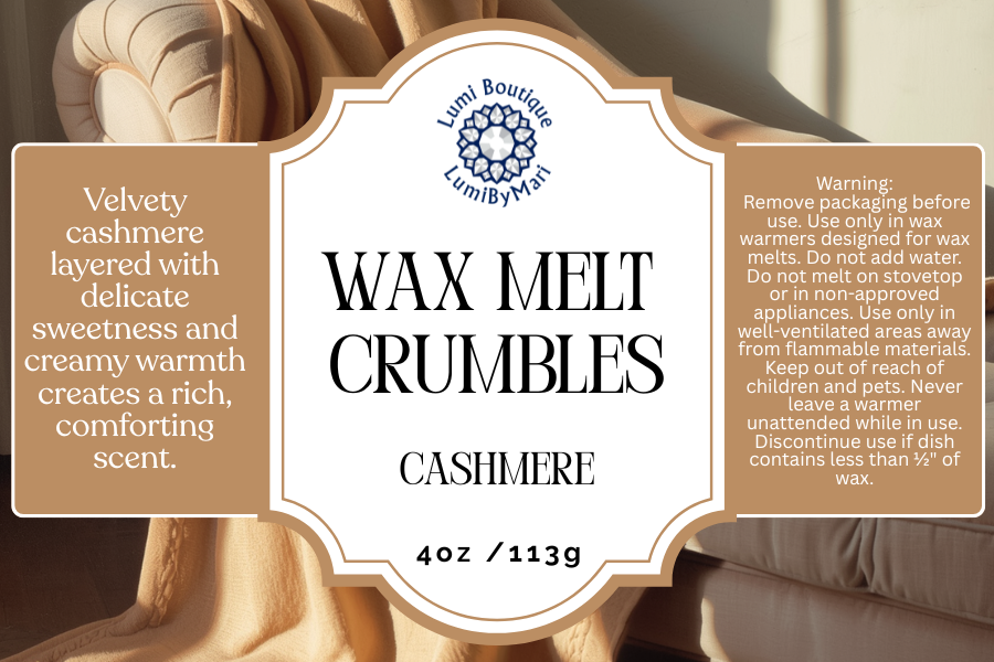 Cashmere Wax Melt Crumble