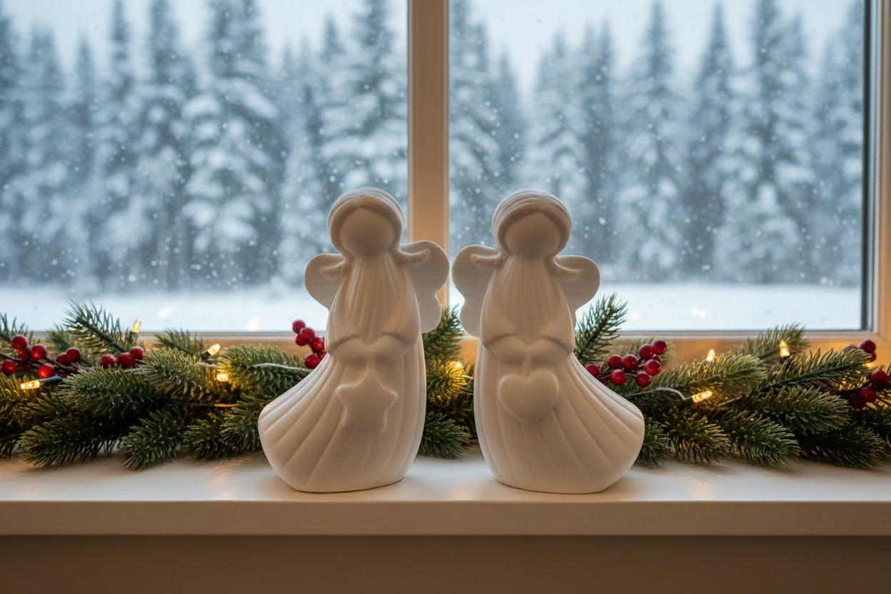 Pair of Angel Figurines