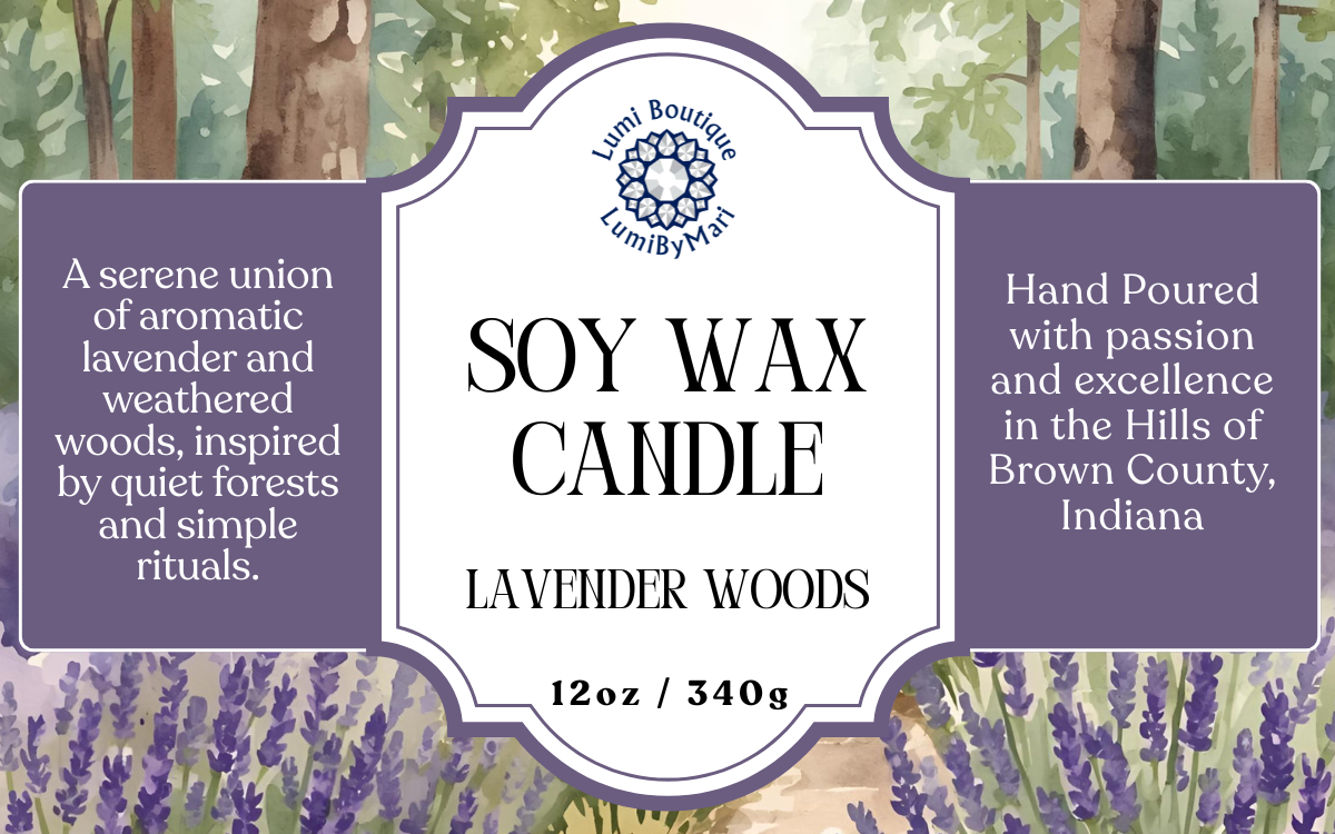 Lavender Woods Mason Jar Soy Candle