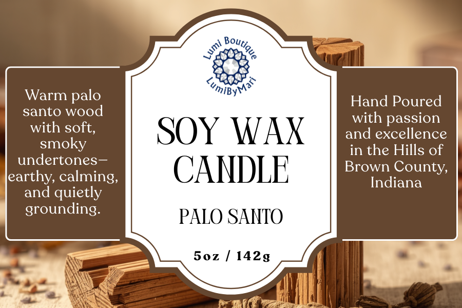 Palo Santo Jelly Jar Soy Candle