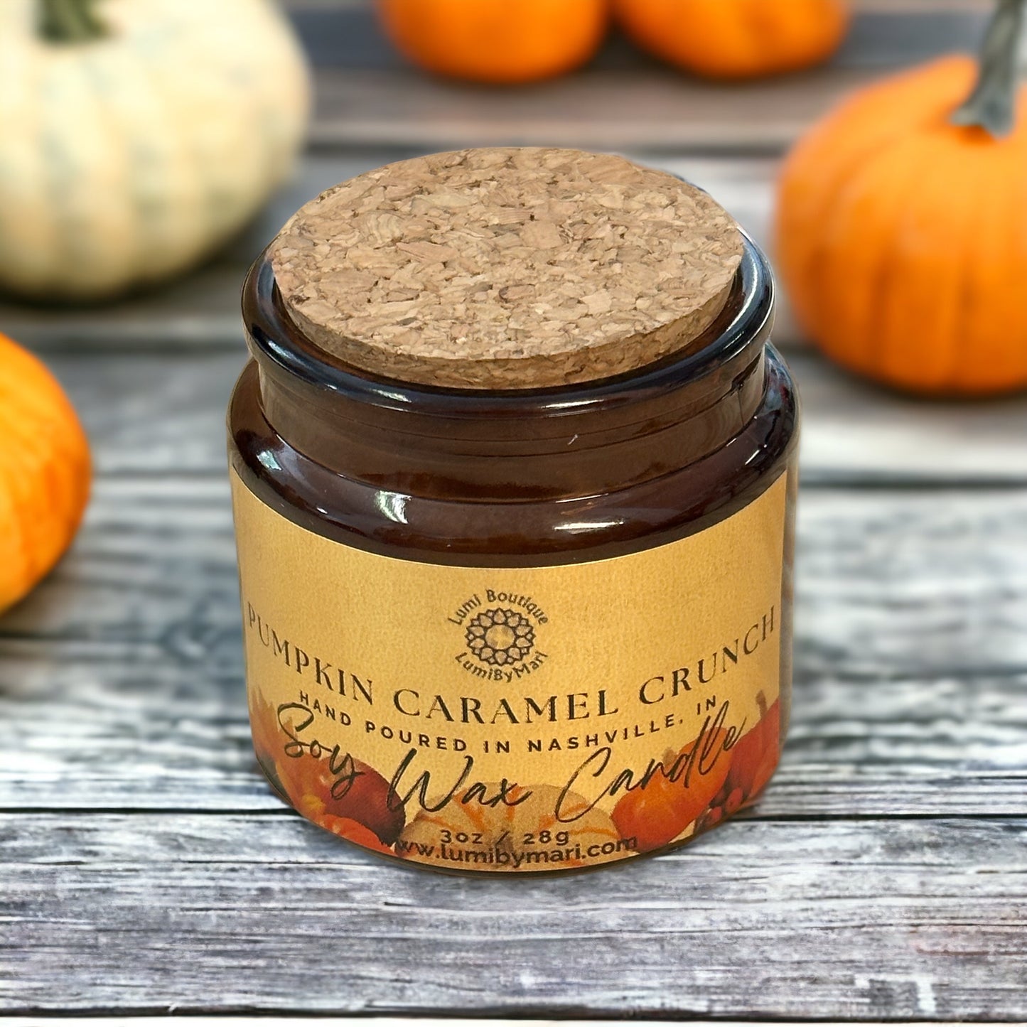 Pumpkin Caramel Crunch Soy Candle