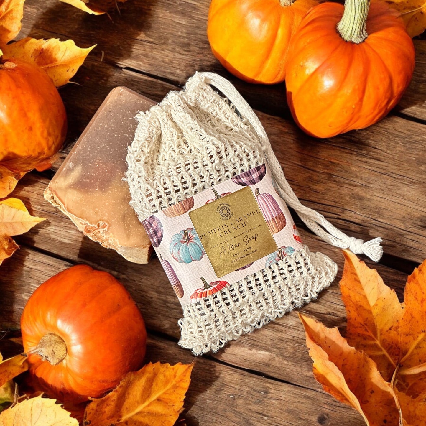 Pumpkin Caramel Crunch Artisan Soap