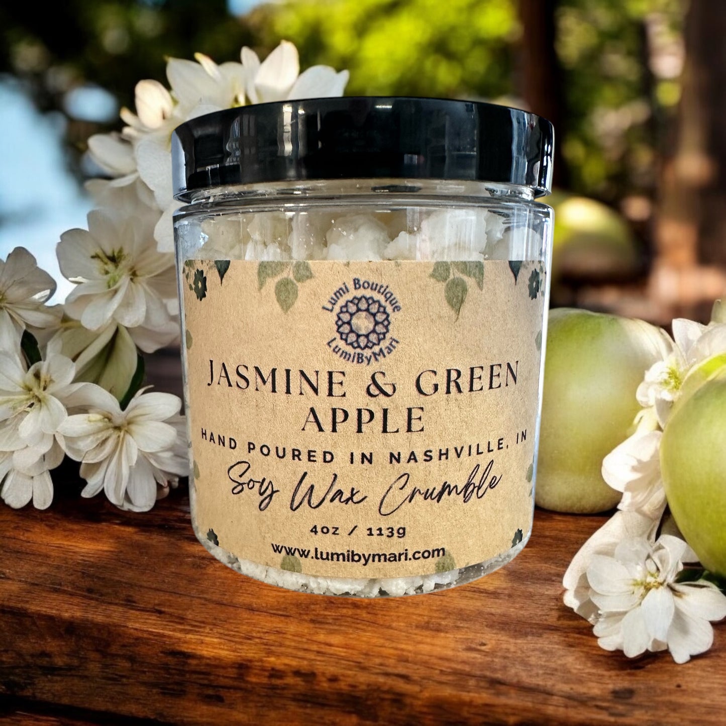 Jasmine & Green Apple Wax Melt Crumble