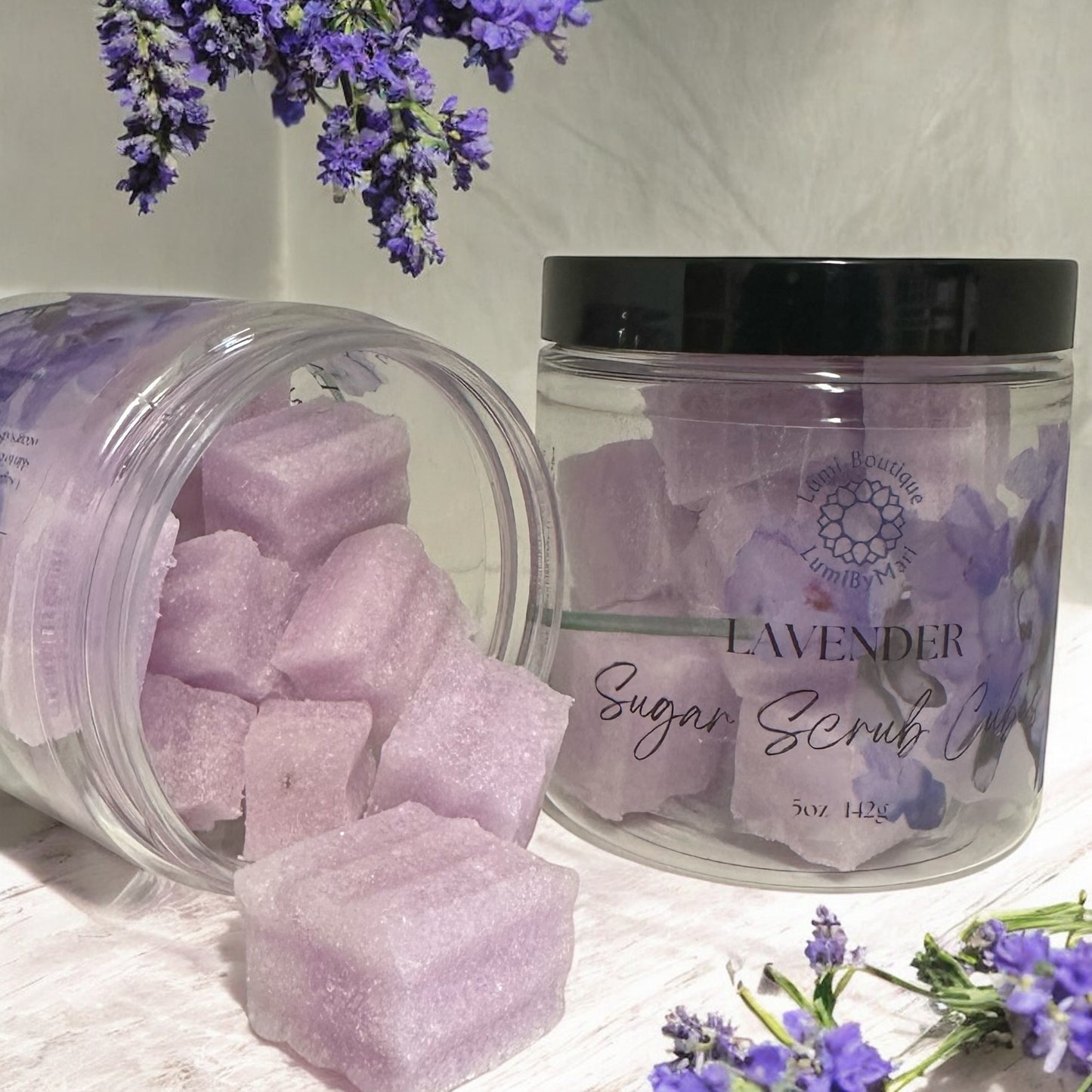 Lavender Sugar Scrub Cubes