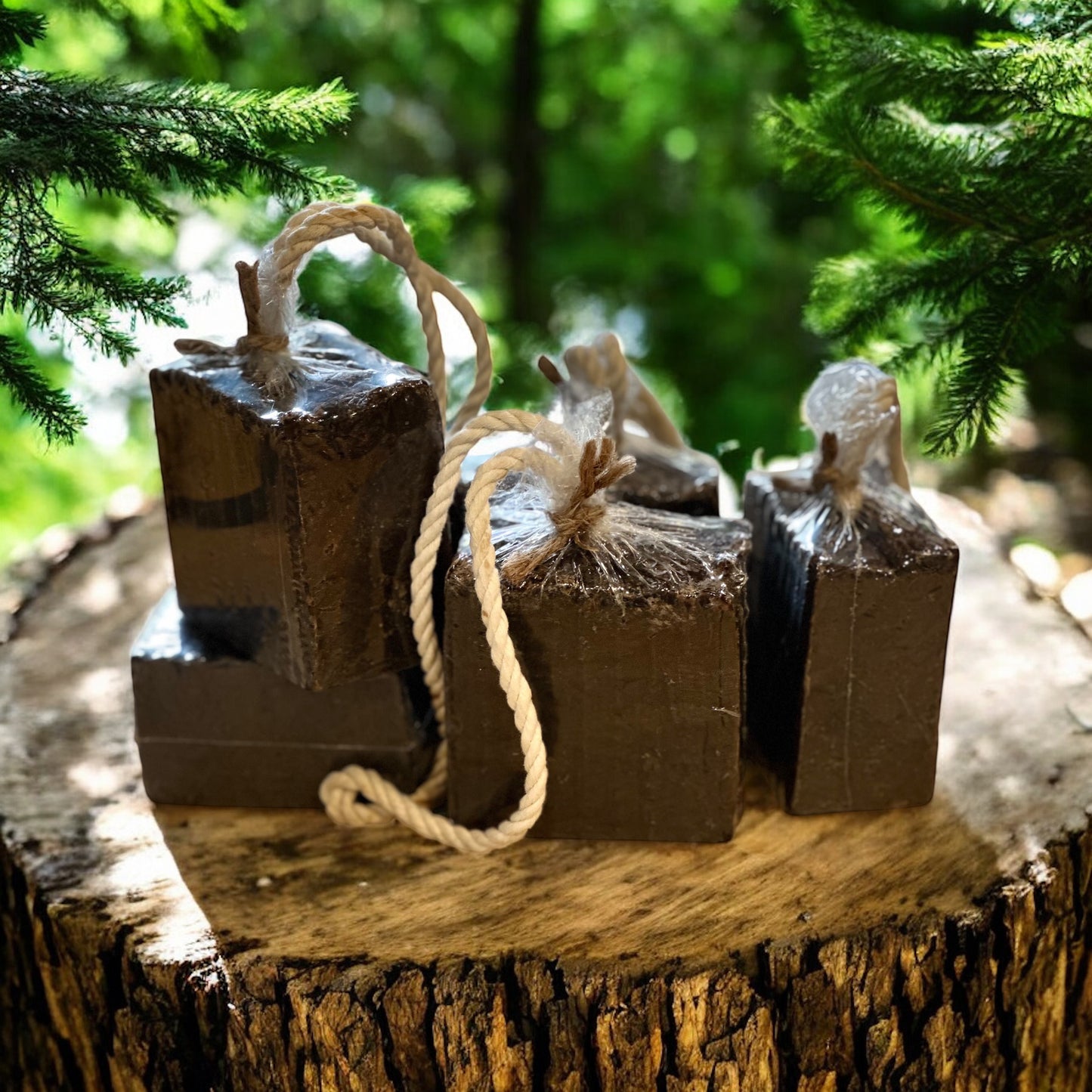 Limited Edition Pine Tar Soap on a Rope