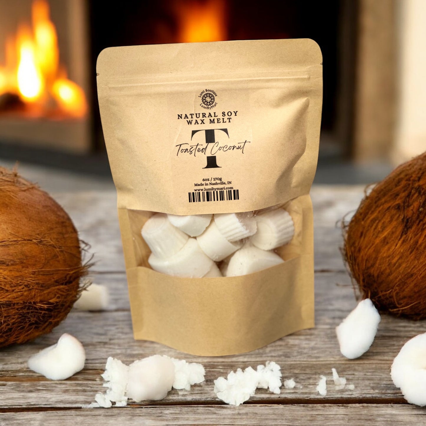 Toasted Coconut Soy Wax Melt