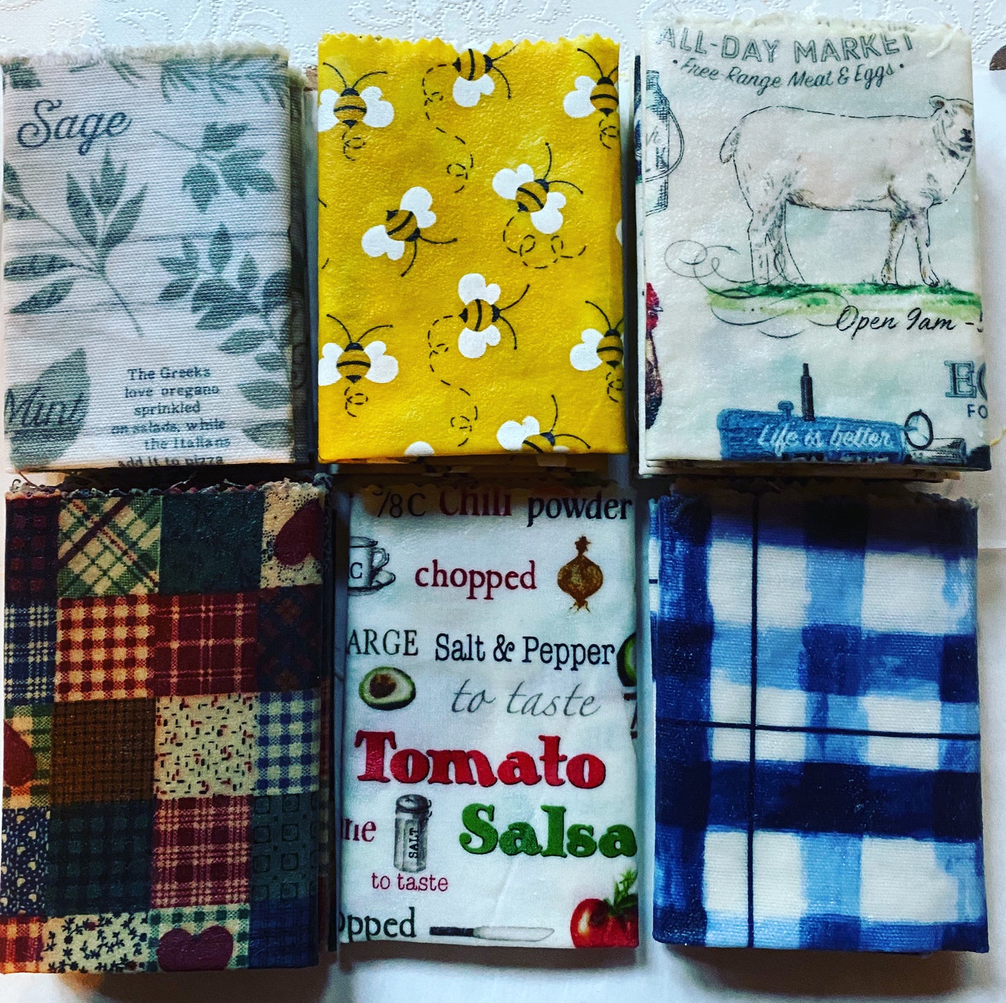 Beeswax Food Wrap Set