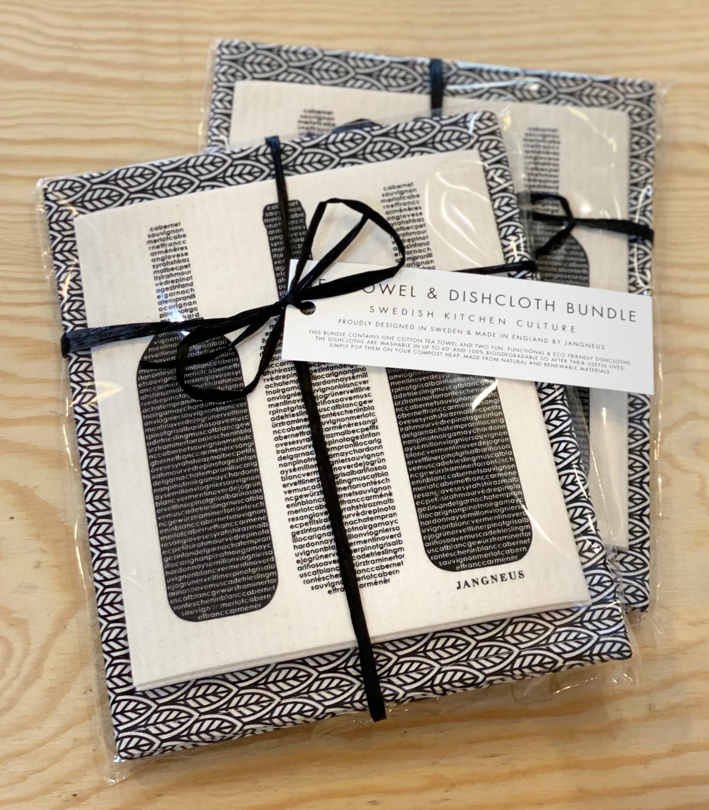 Wine Bottles Dish Cloth & Towel