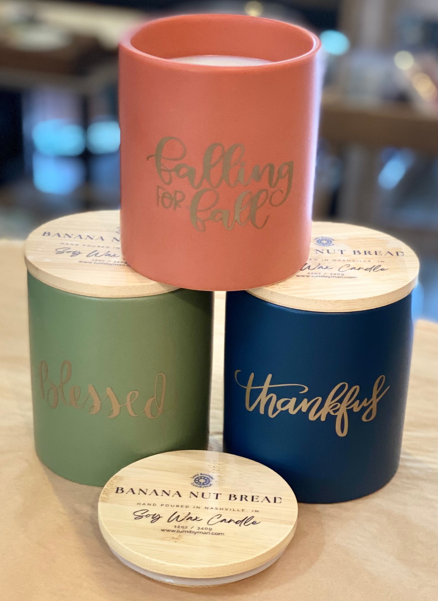 Ceramic Tumbler Candle