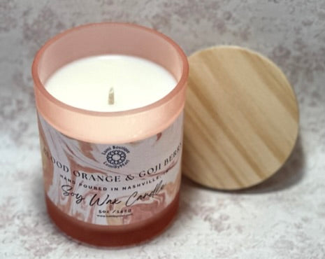 Blood Orange & Goji Berry Soy Candle