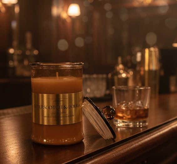 Butterscotch & Bourbon Apothecary Soy Candle