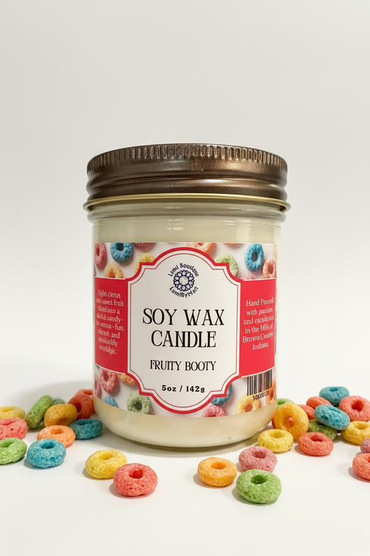 Fruity Booty Jelly Jar Soy Candle
