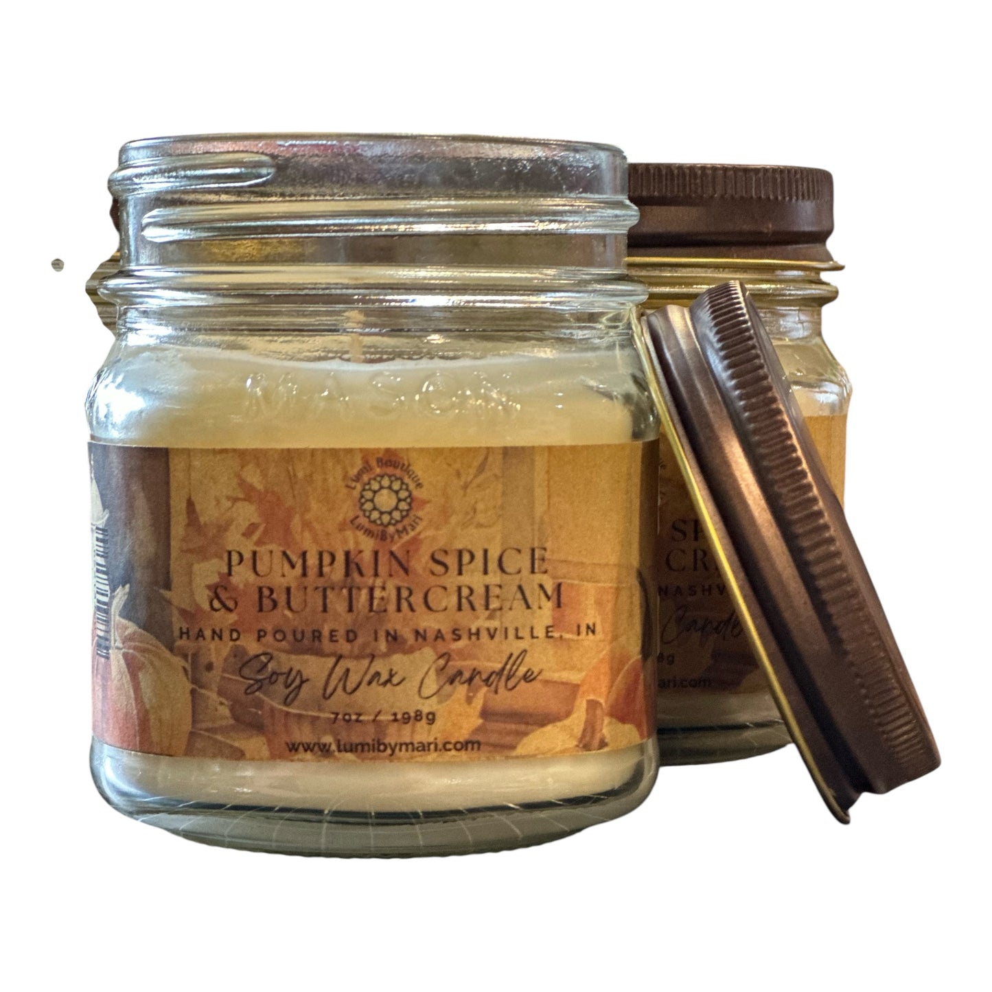 Cottage Mason Jar Soy Candle