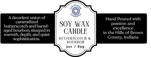 Butterscotch & Bourbon Soy Candle 3oz