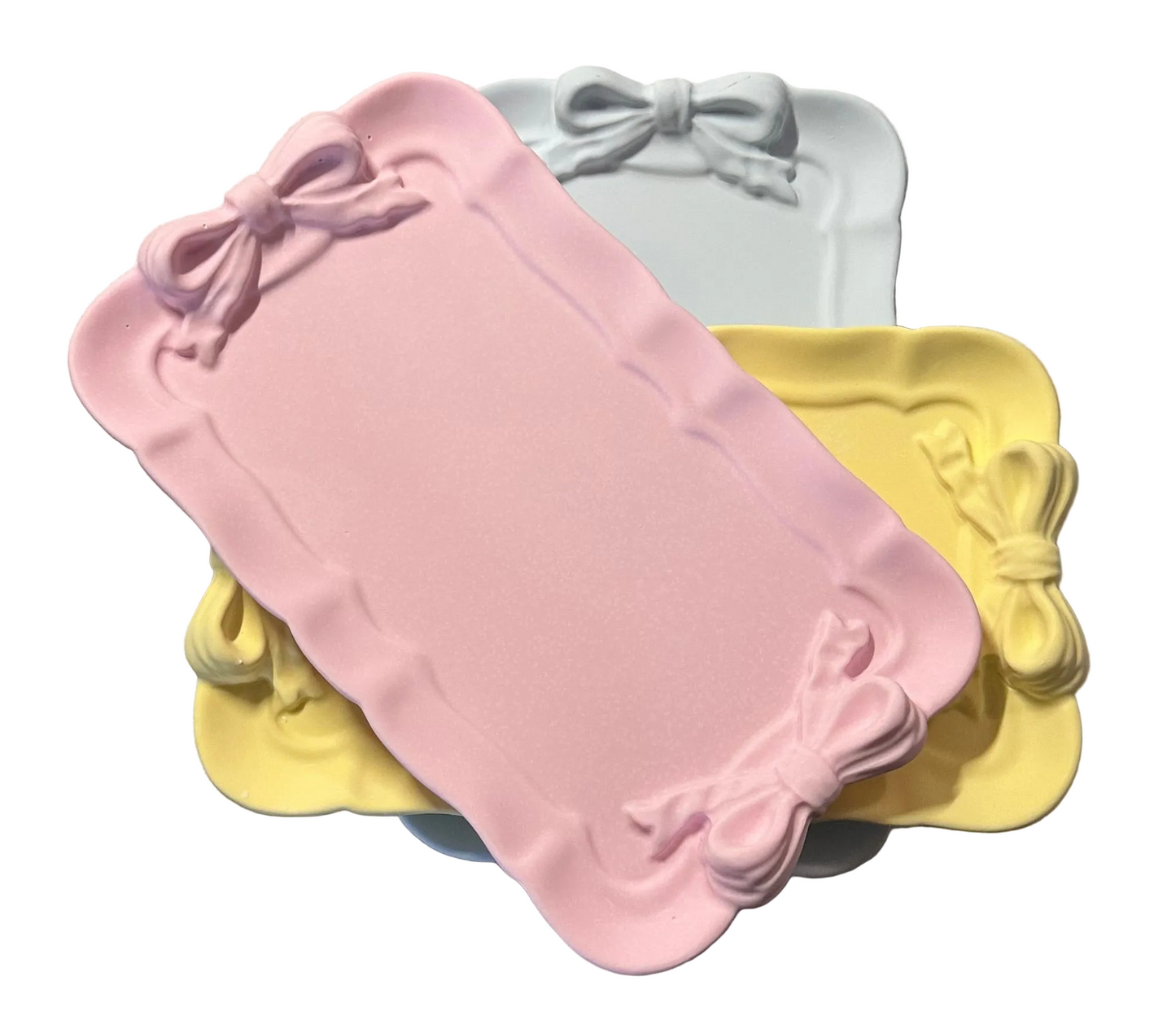 Bow Candle / Jewelry Tray