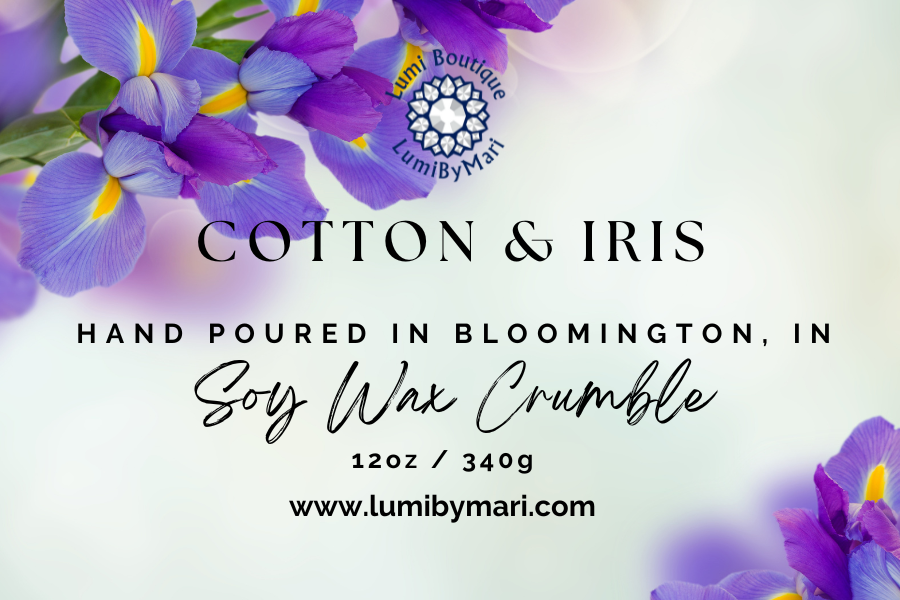 Cotton & Iris Soy Candle