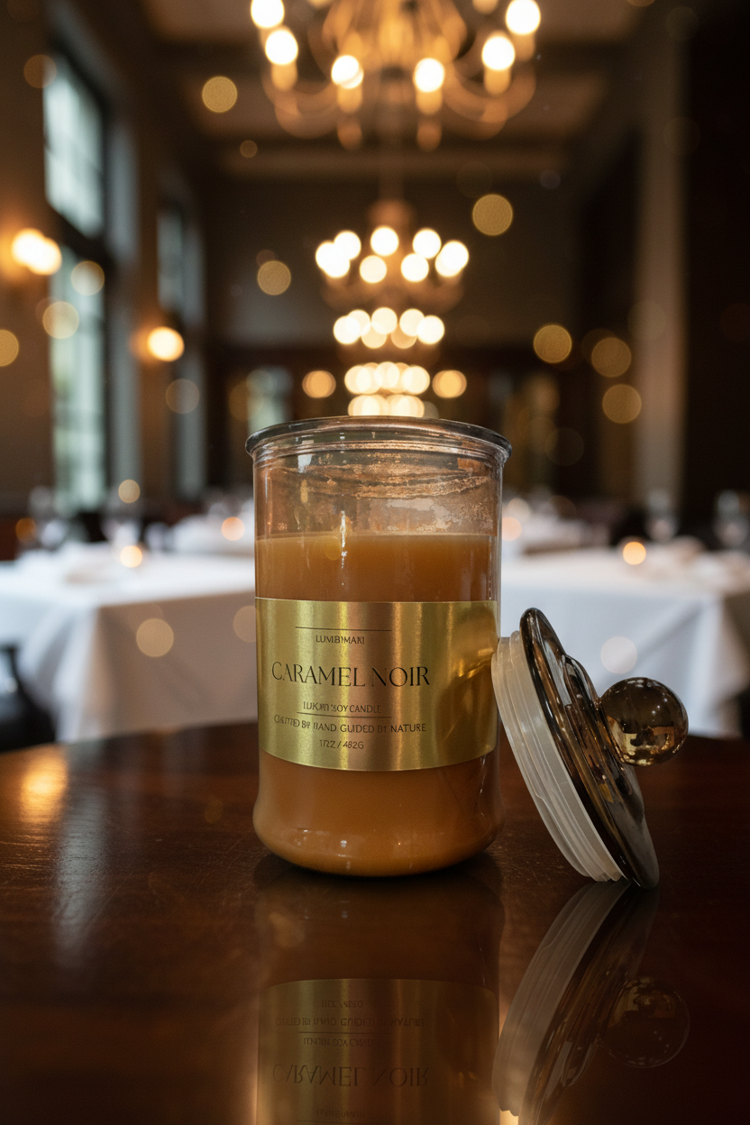 Caramel Noir Apothecary Soy Candle