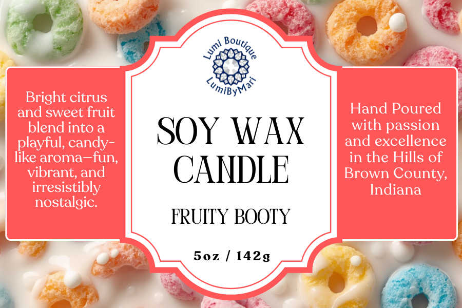 Fruity Booty Jelly Jar Soy Candle