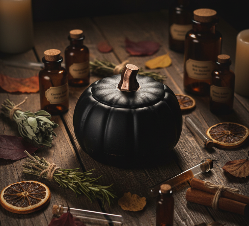 Ceramic Pumpkin Jar