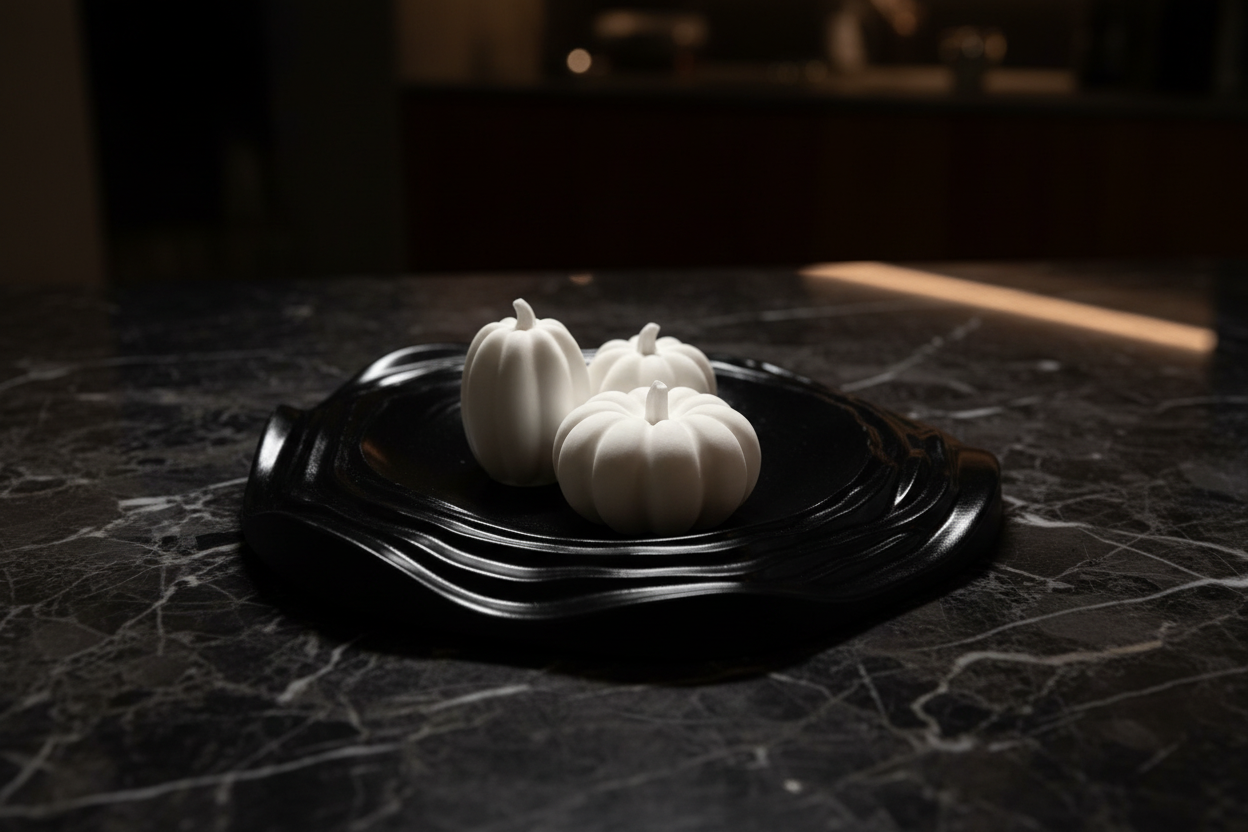Set of 3 Mini Decorative Pumpkins
