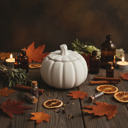 Ceramic Pumpkin Jar