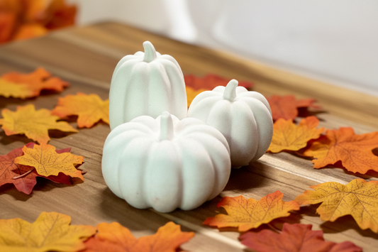 Set of 3 Mini Decorative Pumpkins