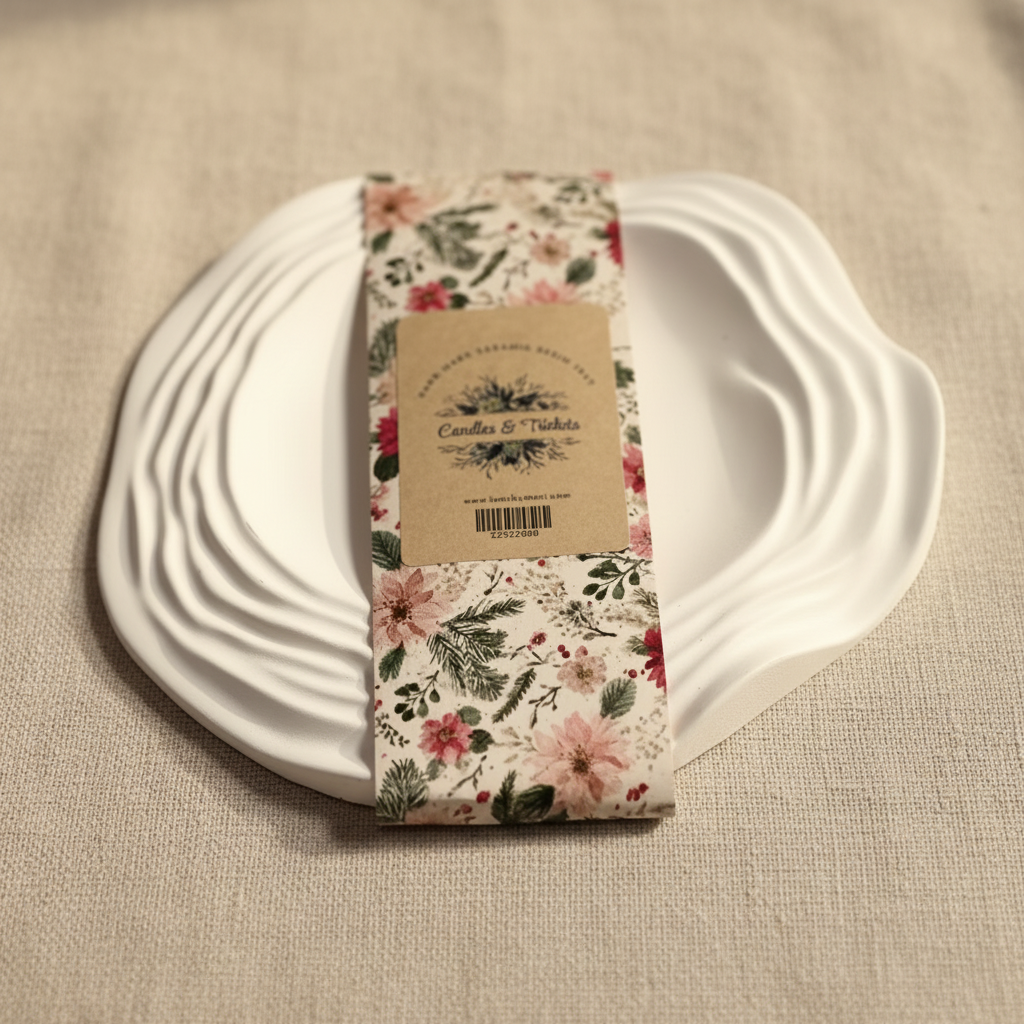 Ripples Candles & Trinkets Ceramic Resin Tray