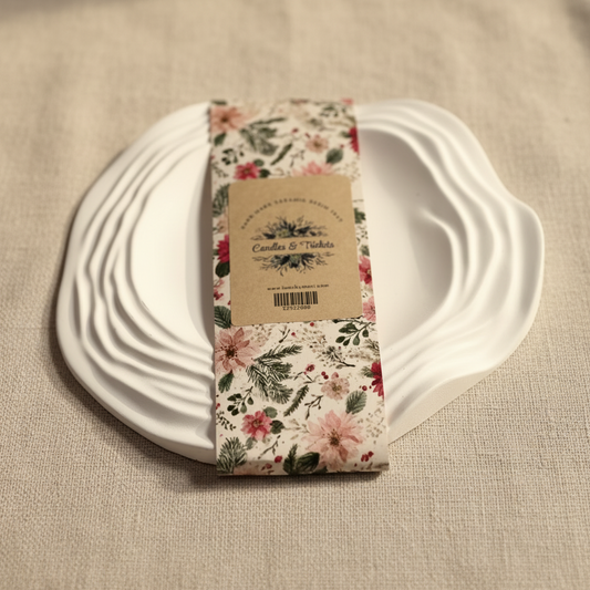 Ripples Candles & Trinkets Ceramic Resin Tray