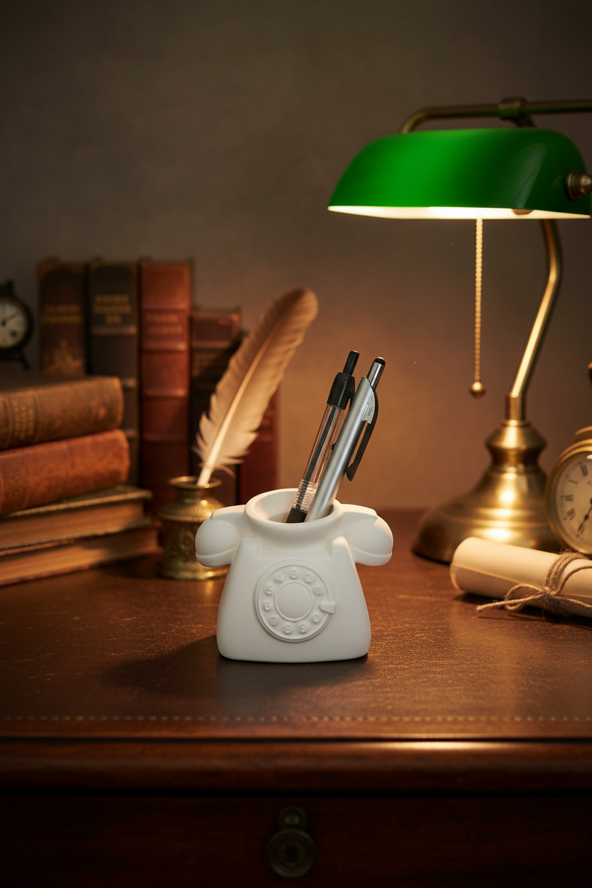 Rotary Telephone Pen Holder & Catch-All
