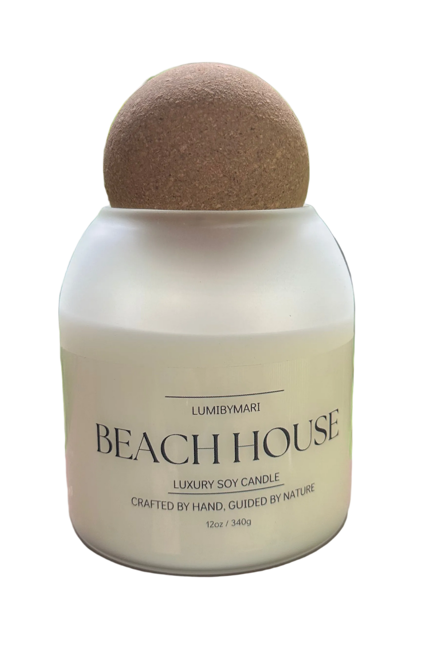 Beach House Soy Candle - Frosted White
