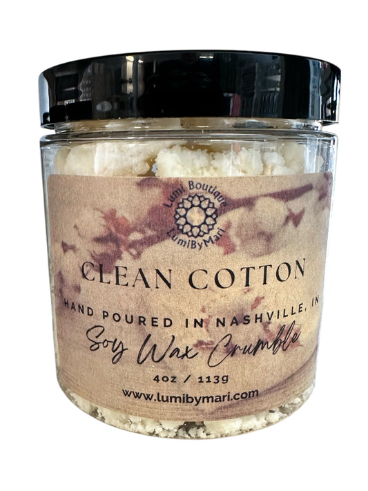Clean Cotton Wax Melt Crumble