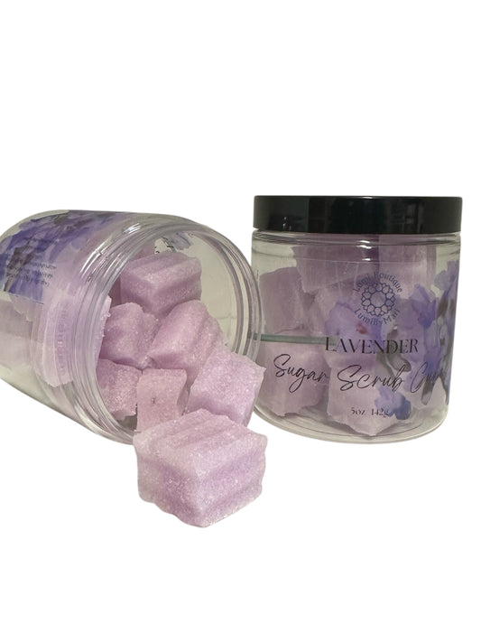 Lavender Sugar Scrub Cubes