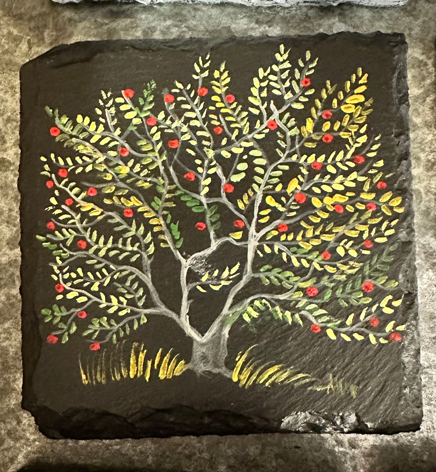 Painted By Patty Slate Coaster