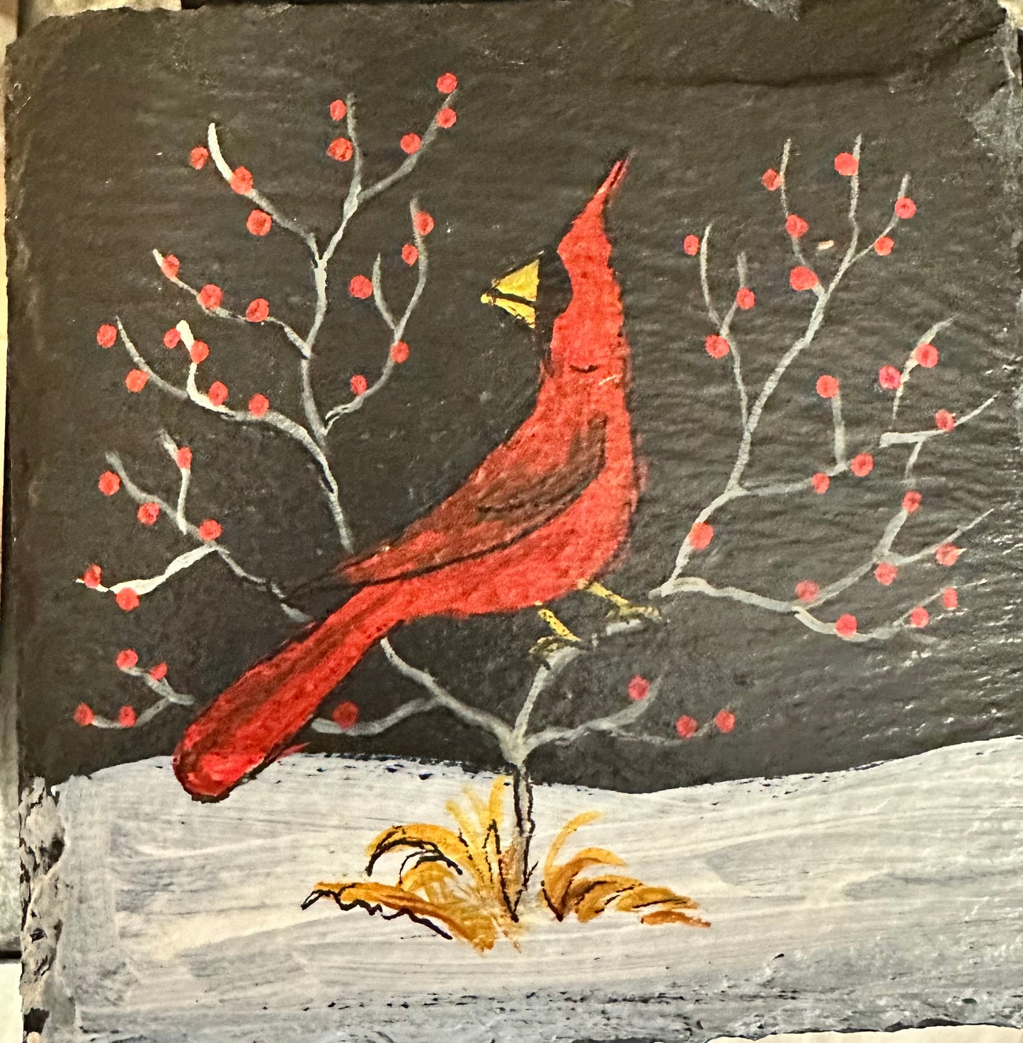 Painted By Patty Slate Coaster