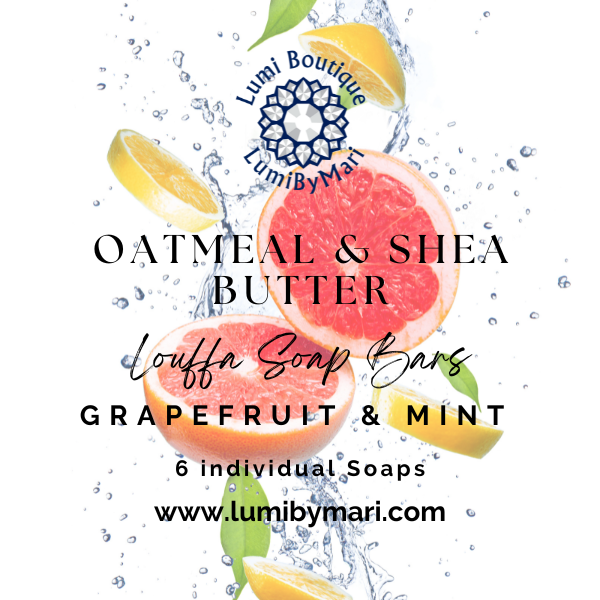 Oatmeal & Shea Butter Louffa Guest Soap Bars