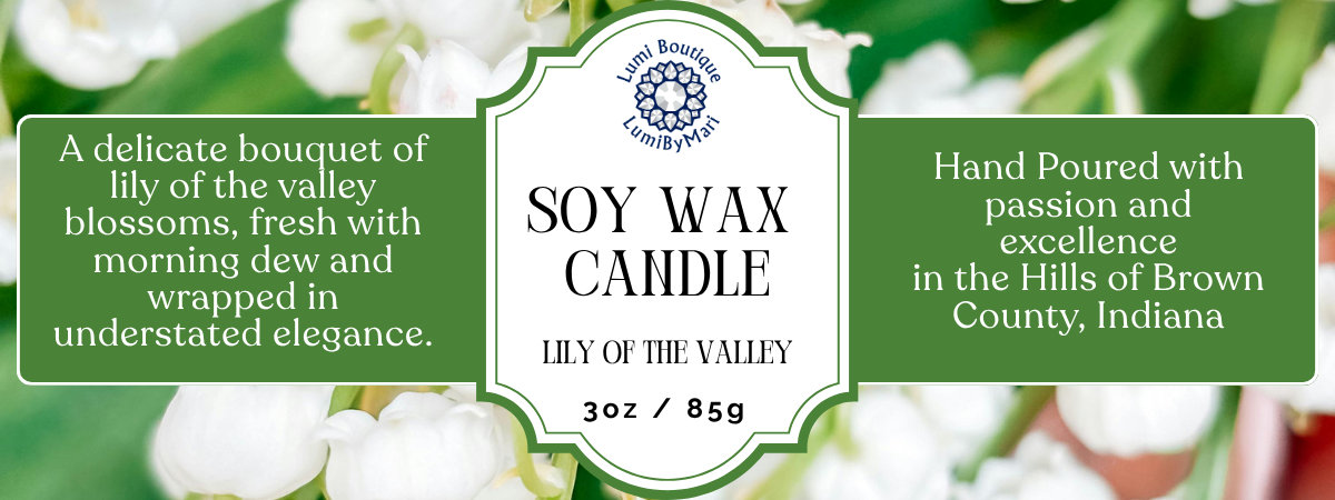 Lily of the Valley Soy Candle 3oz