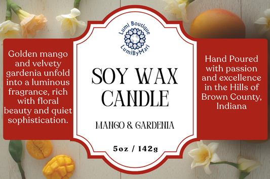 Mango & Gardenia Jelly Jar Soy Candle
