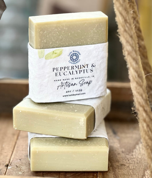 Peppermint & Eucalyptus Artisan Soap