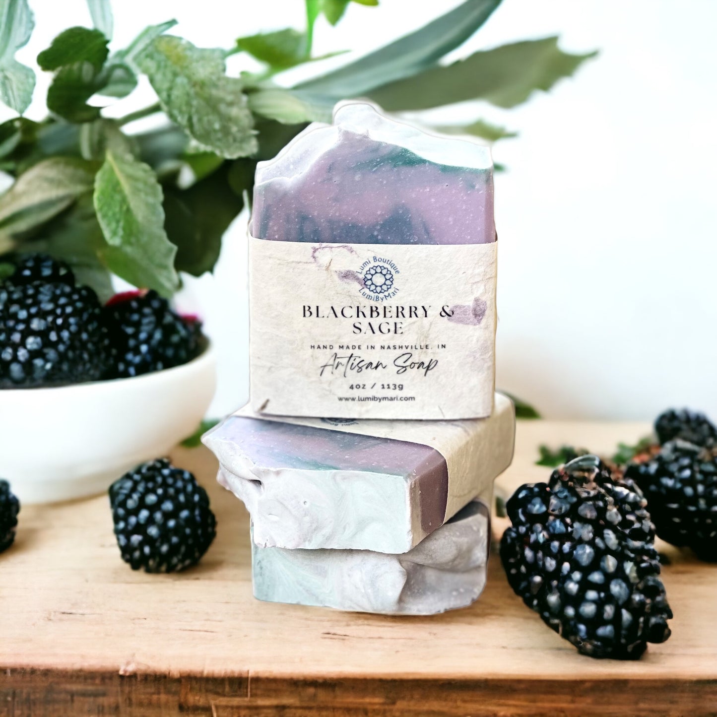 Blackberry & Sage Artisan Soap