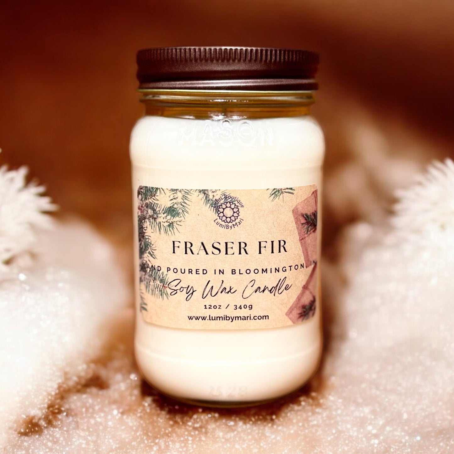 Fraser Fir Mason Jar Soy Candle