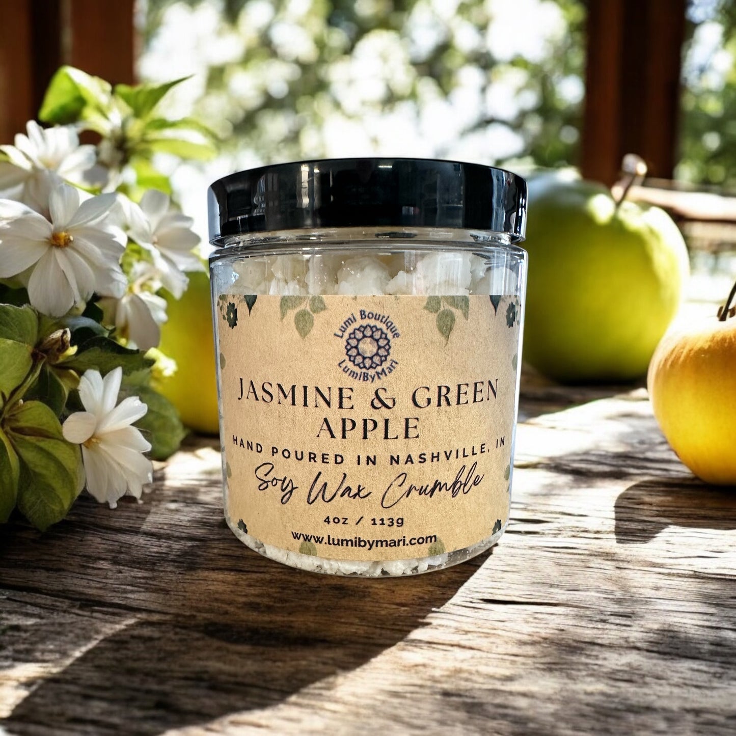 Jasmine & Green Apple Wax Melt Crumble