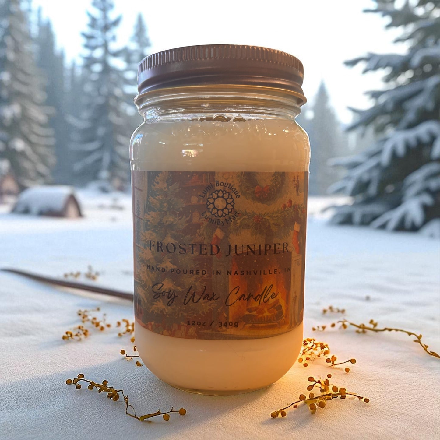 Vintage Christmas Soy Candle