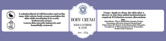Wild Lavender & Sage Body Cream
