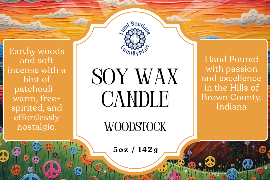 Woodstock Jelly Jar Soy Candle
