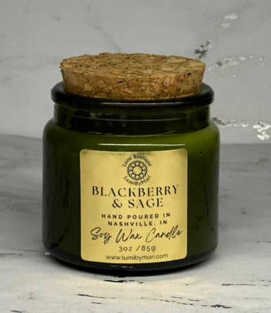 Blackberry & Sage Soy Candle