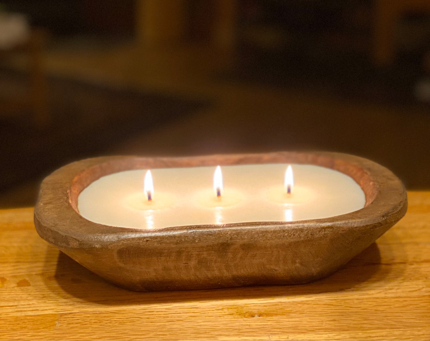 Dough Bowl Candle - oval